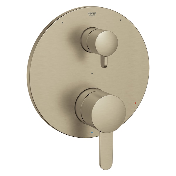 Cosmopolitan Pressure Balance Valve Trim With 3-Way Diverter With Cartridge, Brushed Nickel
